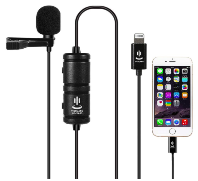 Mellow Nomadic Life Adventures presents Professional Lavalier Microphone No Battery for iPhone 11