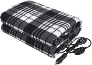 12 Volt Electric Blanket with Temperature Control is What I Use in Minivan Camper Conversion