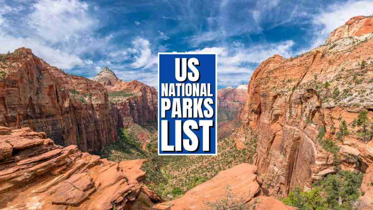 US National Parks List by Mellow Nomadic Adventures