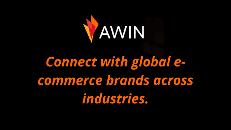 Awin logo, one of the 7 affiliate marketing networks for promoting global e-commerce brands.