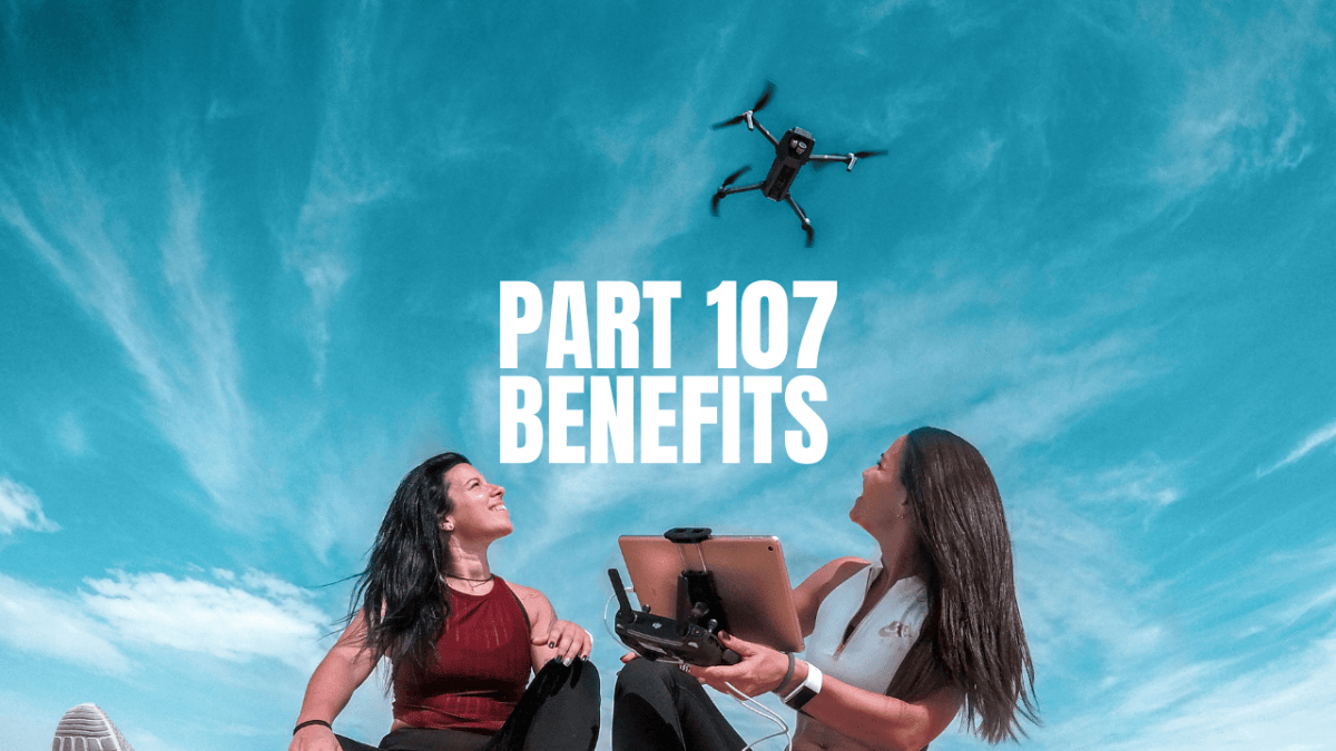 10 Benefits of Part 107 Drone-Pilot-Certification by Mellow Nomadic Adventures Featured Image
