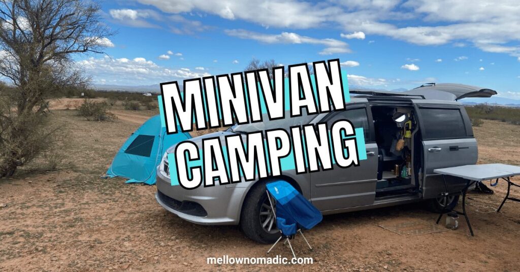 Minivan Camping by Mellow Nomadic Adventures